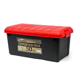 Ящик многофункциональный Следопыт Expedition Box (50 л) черный/красный