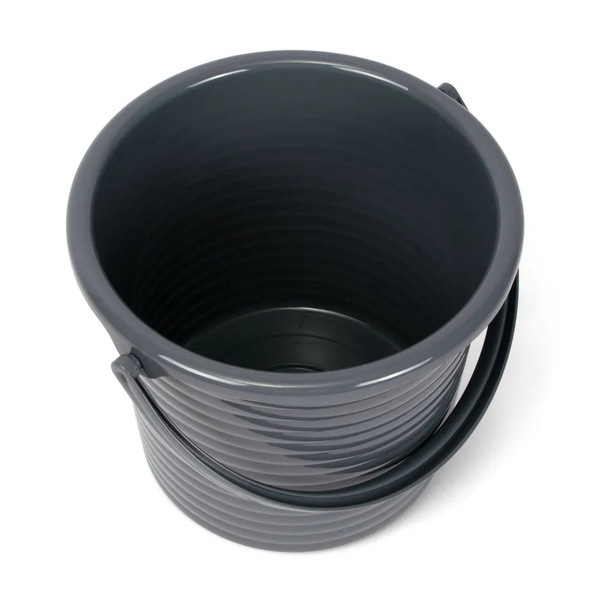 Ведро Runis (15 л, без крышки, пищевой пластик) графит