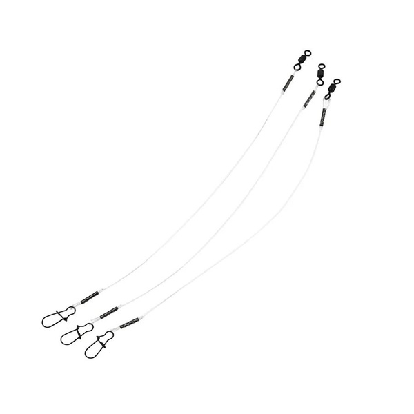 Поводок флюорокарбоновый Namazu d-0,35 мм, тест 6 кг (уп. 3 шт) L-15 см