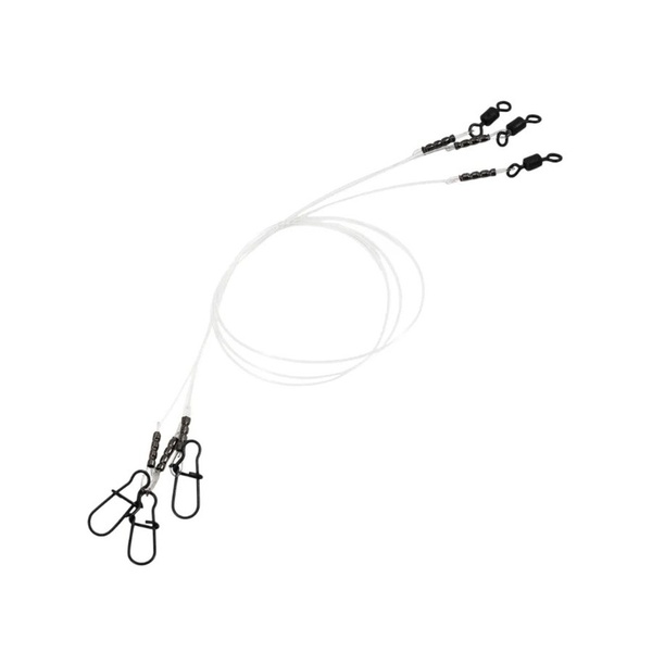 Поводок флюорокарбоновый Namazu d-0,35 мм, тест 6 кг (уп. 3 шт) L-30 см