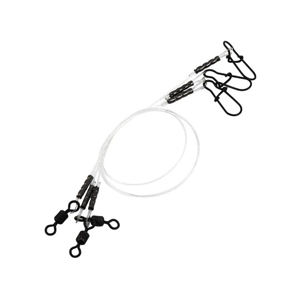 Поводок флюорокарбоновый Namazu d-0,40 мм, тест 8 кг (уп. 3 шт) L-15 см