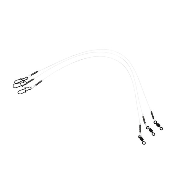 Поводок флюорокарбоновый Namazu d-0,40 мм, тест 8 кг (уп. 3 шт) L-20 см