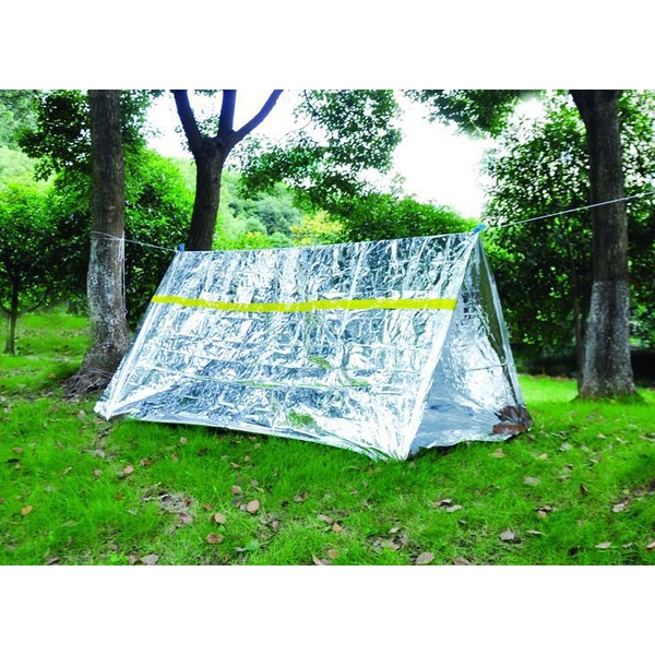 Палатка термосберегающая AceCamp Reflective Tube Tent серебристый