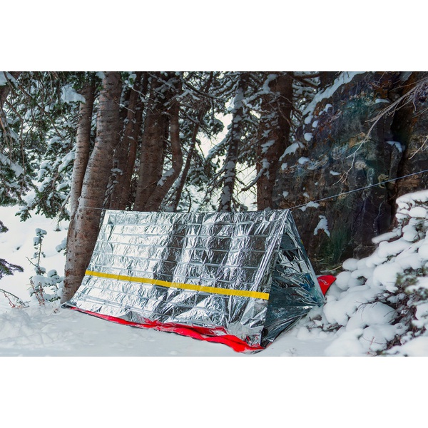 Палатка термосберегающая AceCamp Reflective Tube Tent серебристый