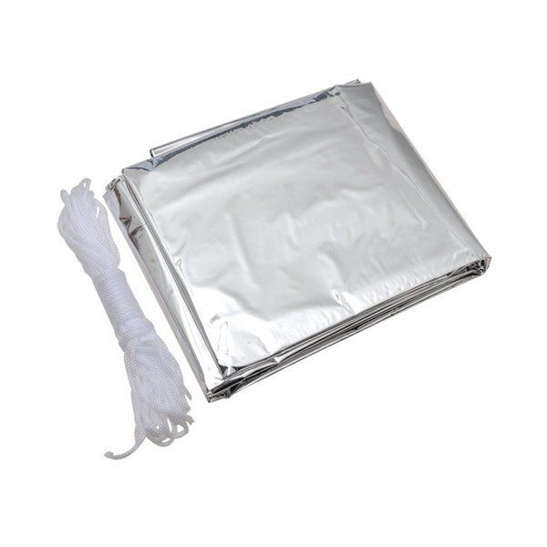 Палатка термосберегающая AceCamp Reflective Tube Tent серебристый