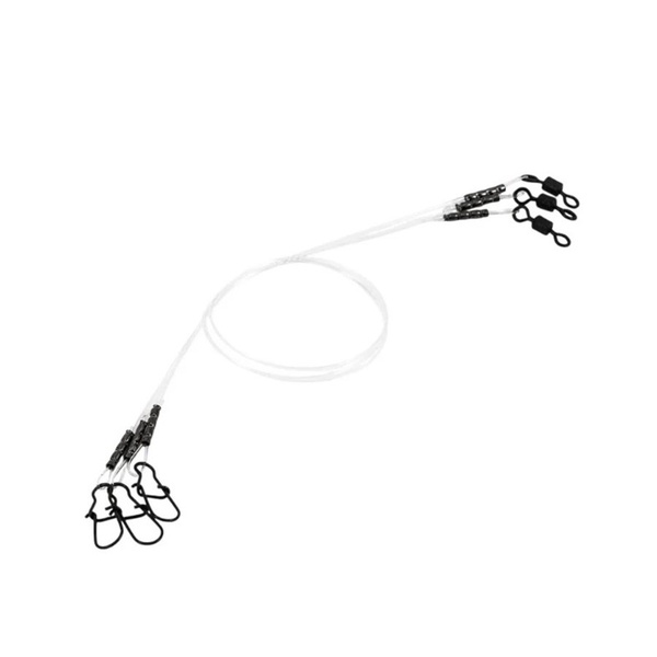 Поводок флюорокарбоновый Namazu d-0,50 мм, тест 12 кг (уп. 3 шт) L-20 см