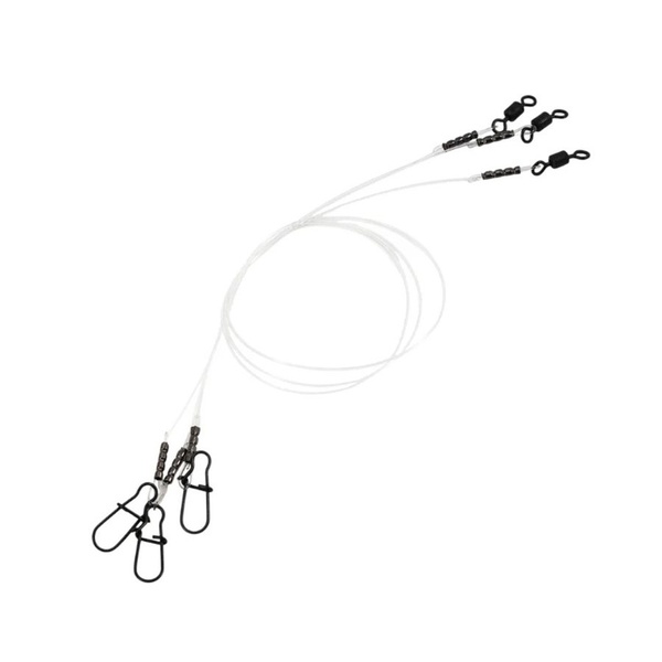 Поводок флюорокарбоновый Namazu d-0,50 мм, тест 12 кг (уп. 3 шт) L-25 см