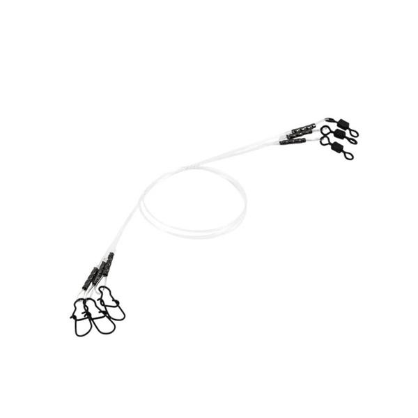 Поводок флюорокарбоновый Namazu d-0,60 мм, тест 18 кг (уп. 3 шт) L-20 см