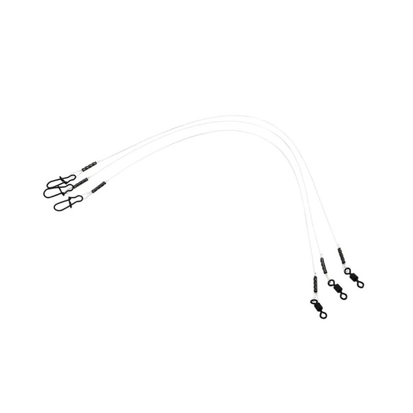 Поводок флюорокарбоновый Namazu d-0,60 мм, тест 18 кг (уп. 3 шт) L-20 см