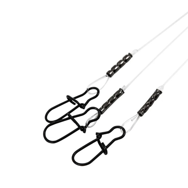 Поводок флюорокарбоновый Namazu d-0,60 мм, тест 18 кг (уп. 3 шт) L-20 см