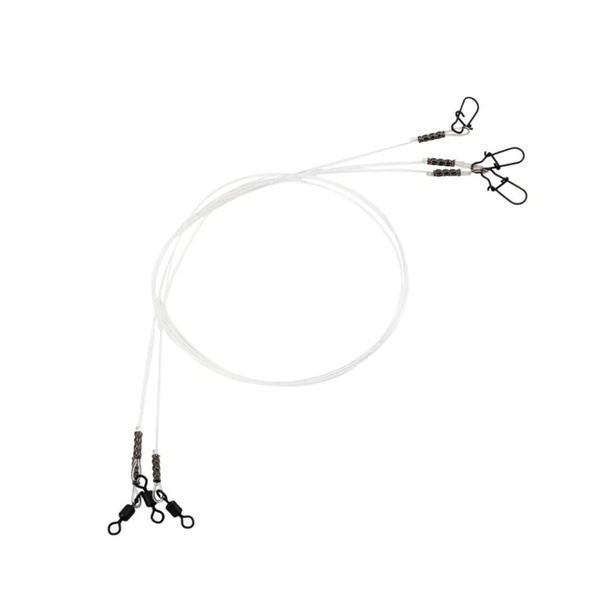 Поводок флюорокарбоновый Namazu d-0,60 мм, тест 18 кг (уп. 3 шт) L-40 см