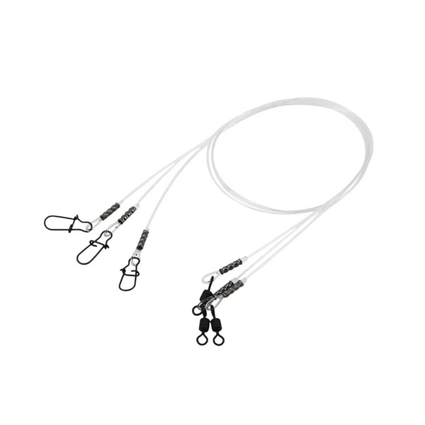 Поводок флюорокарбоновый Namazu d-0,60 мм, тест 18 кг (уп. 3 шт) L-50 см