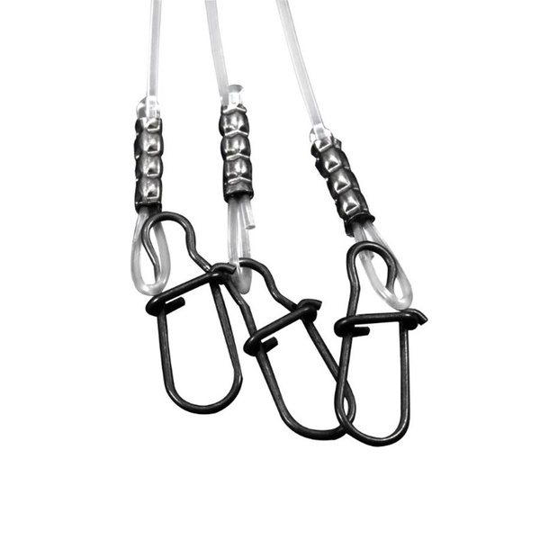 Поводок флюорокарбоновый Namazu d-0,60 мм, тест 18 кг (уп. 3 шт) L-50 см