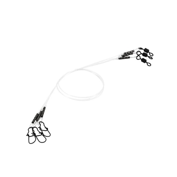 Поводок флюорокарбоновый Namazu d-0,70 мм, тест 24 кг (уп. 3 шт) L-20 см