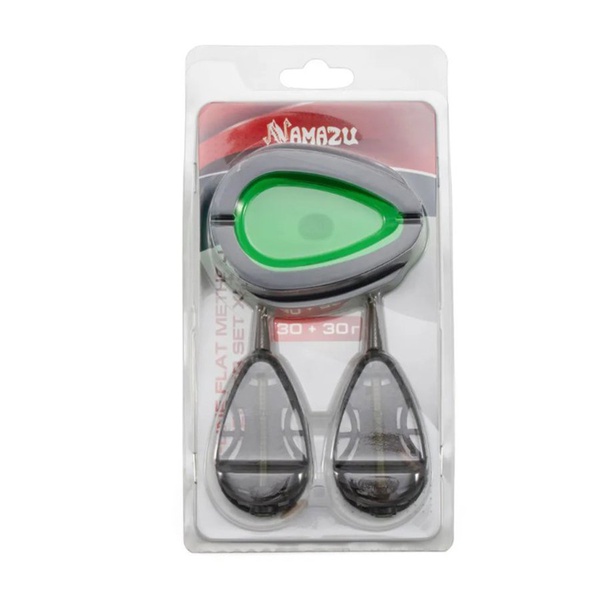 Набор кормушек Namazu In-Line Flat Method Feeder Set XL (с пресс-формой) 35+35 г