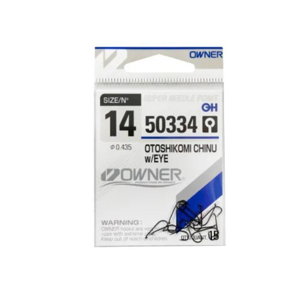 Крючок Owner Otoshikomi Chinu №16/15шт