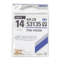 Крючок Owner Pin Hook gold №14 / 12 шт