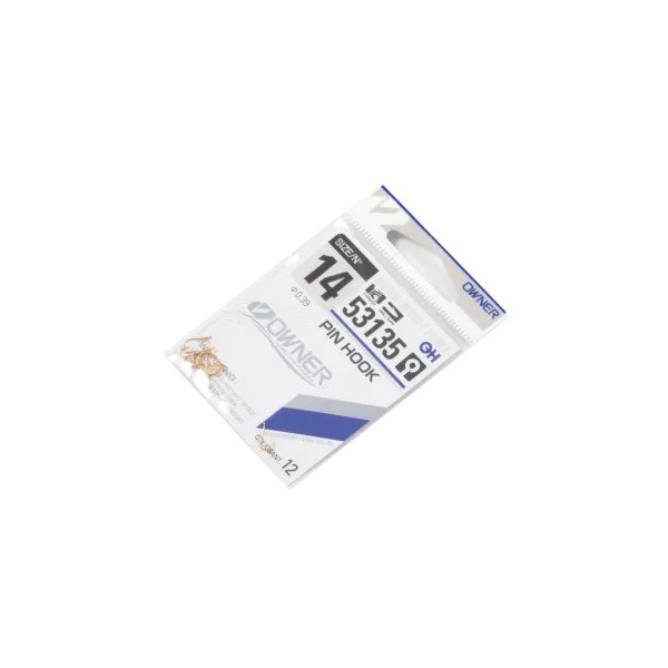 Крючок Owner Pin Hook gold №14 / 12 шт