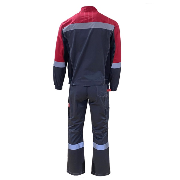 Костюм Эталон Формула Коттон серый/красный