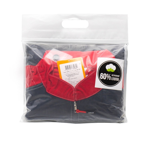 Костюм Эталон Формула Коттон серый/красный