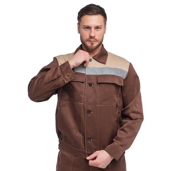 Костюм Эталон Оптимал с СОП коричневый