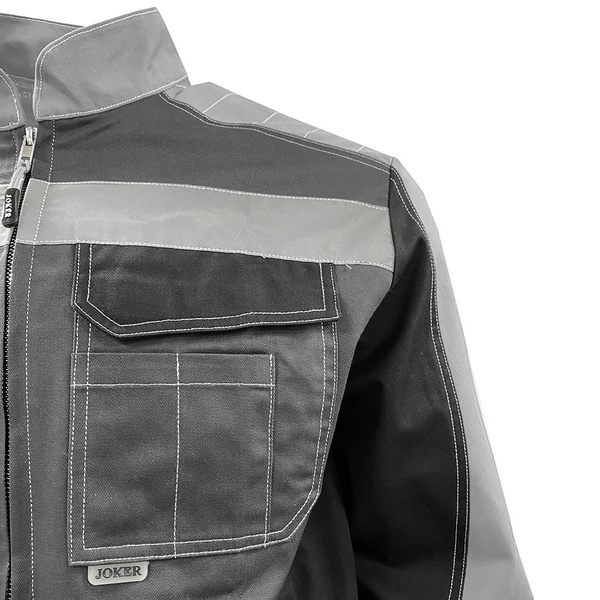 Костюм Эталон Формула Коттон серый/чёрный