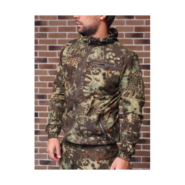 Костюм летний Taygerr Пионер Зеленый питон, тк. Тиси