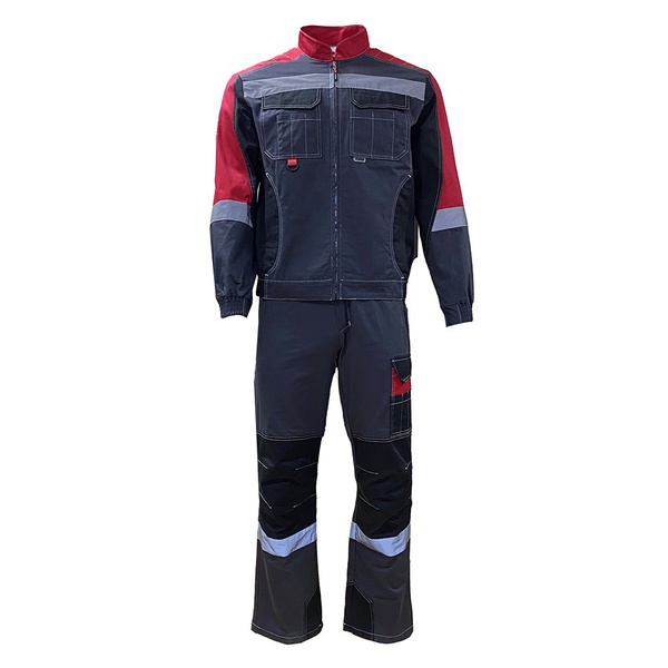 Костюм Эталон Формула Коттон ФП2 серый/красный