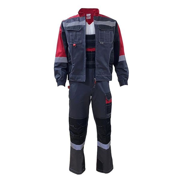 Костюм Эталон Формула Коттон ФП2 серый/красный