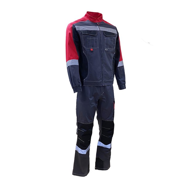 Костюм Эталон Формула Коттон ФП2 серый/красный