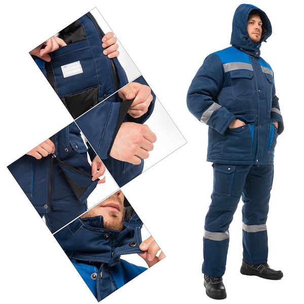 Костюм Эталон Антей синий