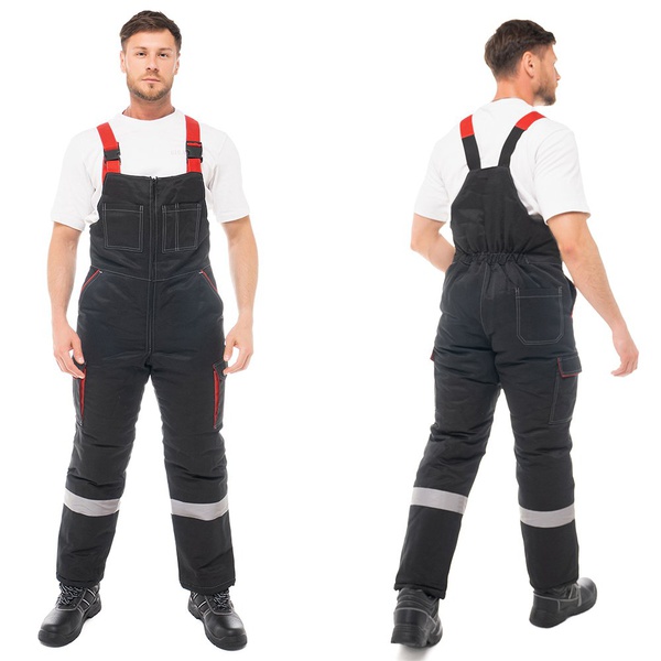 Костюм Эталон Антей чёрный/красный