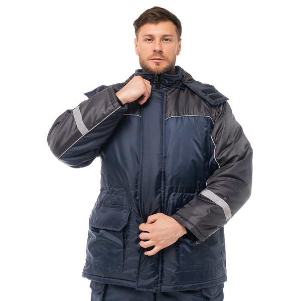 Костюм Эталон Балтика тёмно-синий/серый