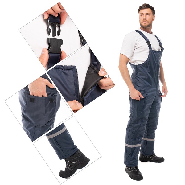 Костюм Эталон Балтика тёмно-синий/серый