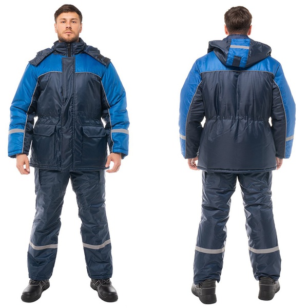 Костюм Эталон Балтика тёмно-синий/васильковый