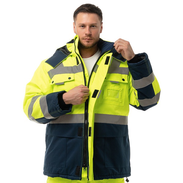 Костюм Эталон Нордик лимонный/тёмно-синий