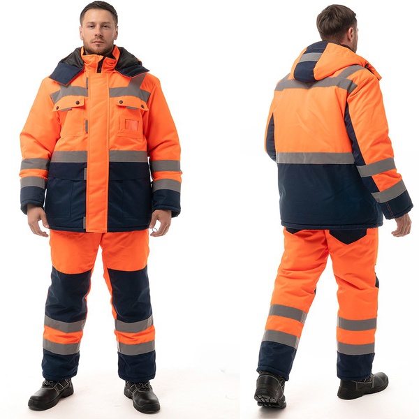 Костюм Эталон Нордик оранжевый/тёмно-синий