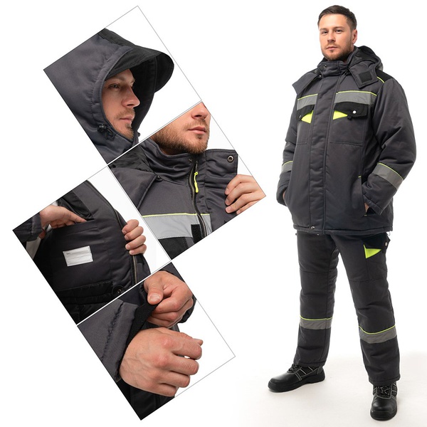 Костюм Эталон Корвет с СОП (4 класс защиты от пониженных температур)