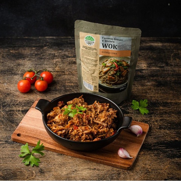 Готовое блюдо Кронидов WOK Курица Соба 250 г