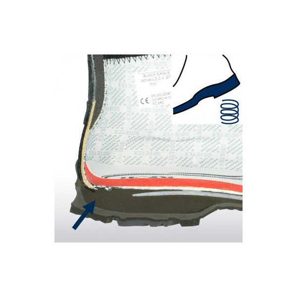 Ботинки Haix Black Eagle Athletic 2.0 N GTX Mid Brown