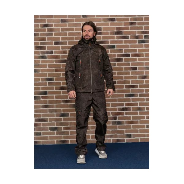 Костюм Taygerr Тритонный пинкод серый, тк. Дюспо-флис