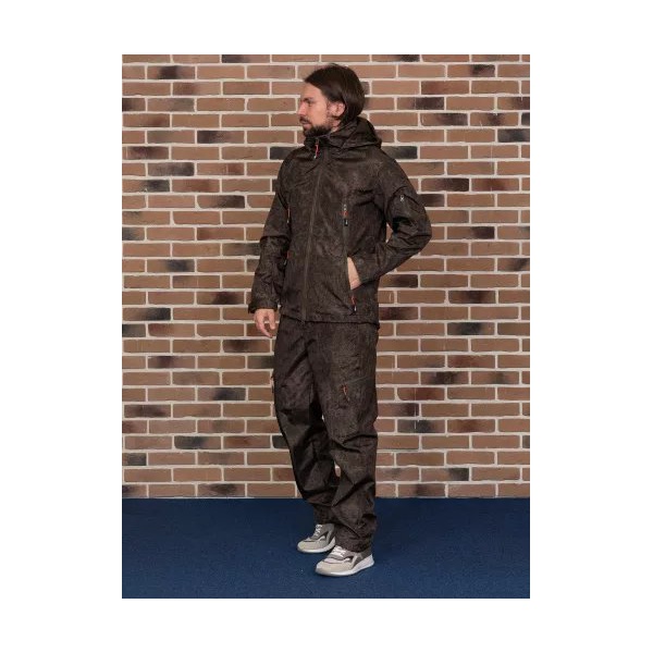 Костюм Taygerr Тритонный пинкод серый, тк. Дюспо-флис