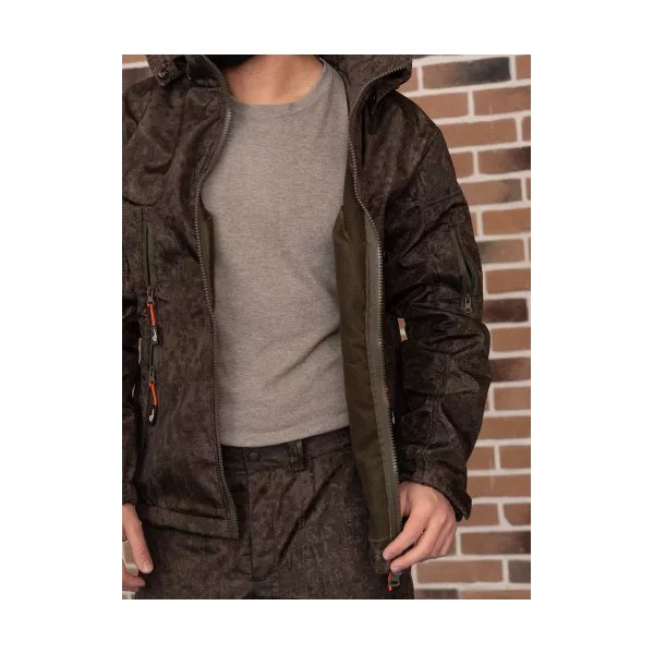 Костюм Taygerr Тритонный пинкод серый, тк. Дюспо-флис