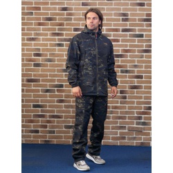Костюм летний Taygerr Сармат черный мультикам, тк. Рип-стоп