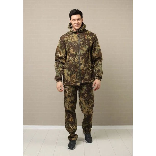 Костюм летний Taygerr Сармат зеленый питон, тк. Твил