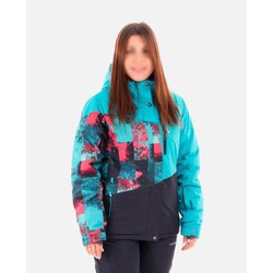 Куртка женская Taygerr Грация New TGR 2022-1 (-20°С) бирюзовый/абстракция