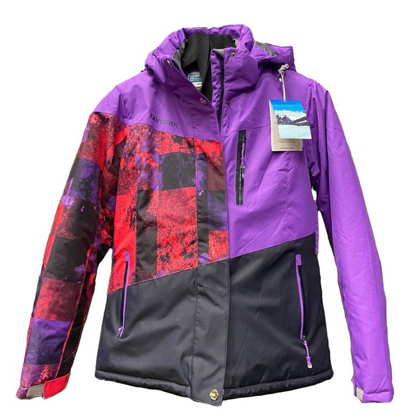 Куртка женская Taygerr Грация New TGR 2022-1 (-20°С) фиолетовый/абстракция