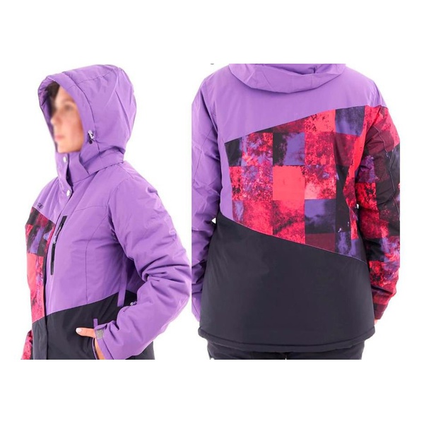 Куртка женская Taygerr Грация New TGR 2022-1 (-20°С) фиолетовый/абстракция