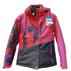 Куртка женская Taygerr Грация New TGR 2022-1 (-20°С) малиновый/абстракция
