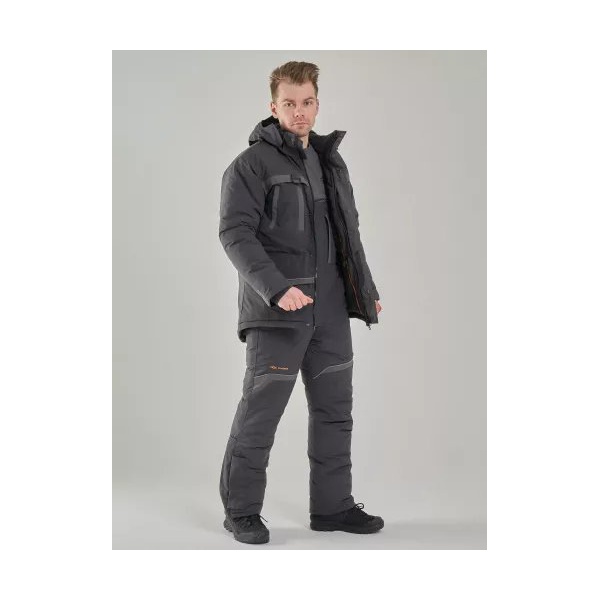 Костюм Taygerr Рыболов-2 (-45°C) графит, тк. Таслан
